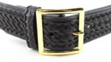 DUTY GARRISON BELT, 1 3/4" BRASS BUCKLE